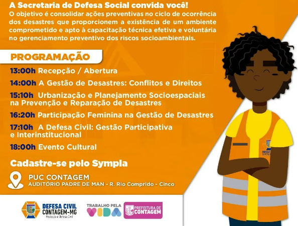 Imagem de mídea: 1° Seminário de Participação Popular e Gestão Pública na Prevenção de Desastres Socioambientais