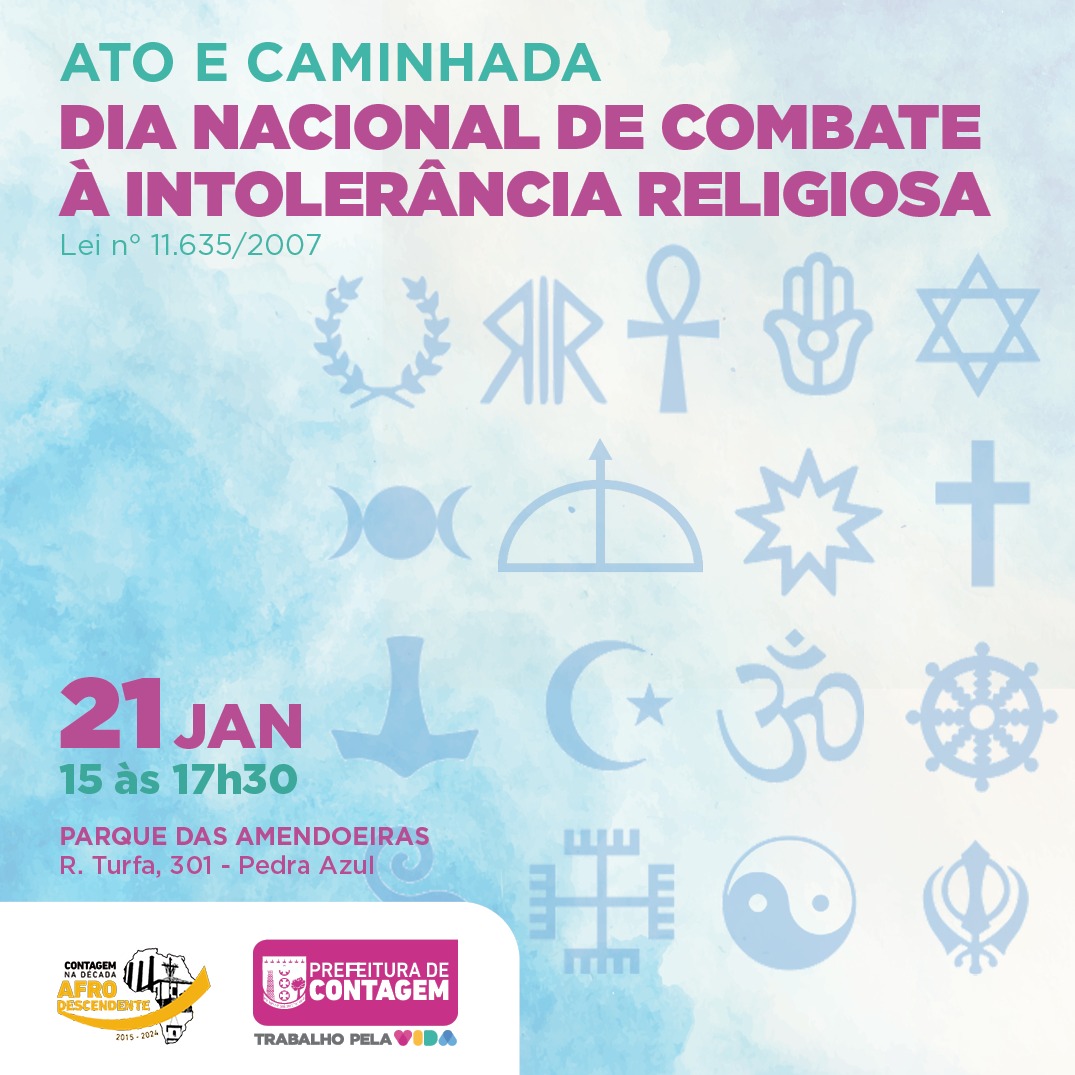 Imagem de mídea: Dia Nacional de Combate à Intolerância Religiosa